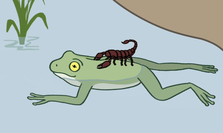 Frog and Scorpion Blank Template Imgflip
