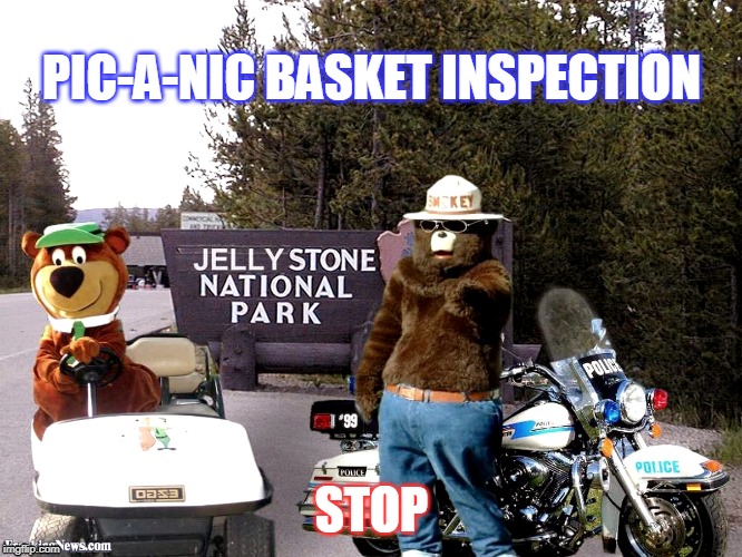 Yogi bear & Smokey Imgflip