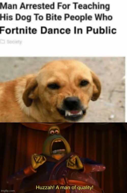 Image tagged in huzzah a man of quality Imgflip