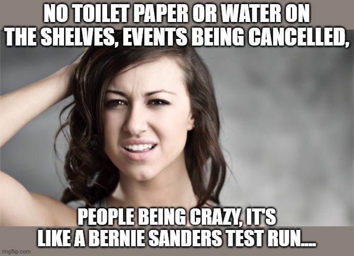 like a Bernie Sanders test run Imgflip