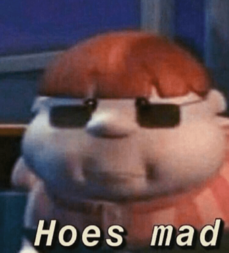 HOES MAD Blank Template Imgflip