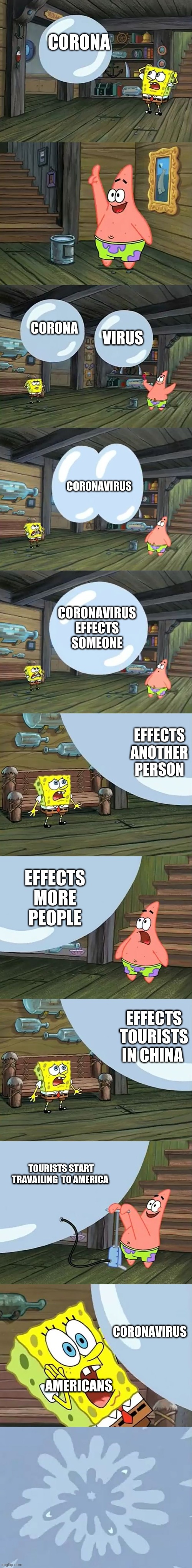 Spongebob Two Giant Paint Bubbles Memes Imgflip