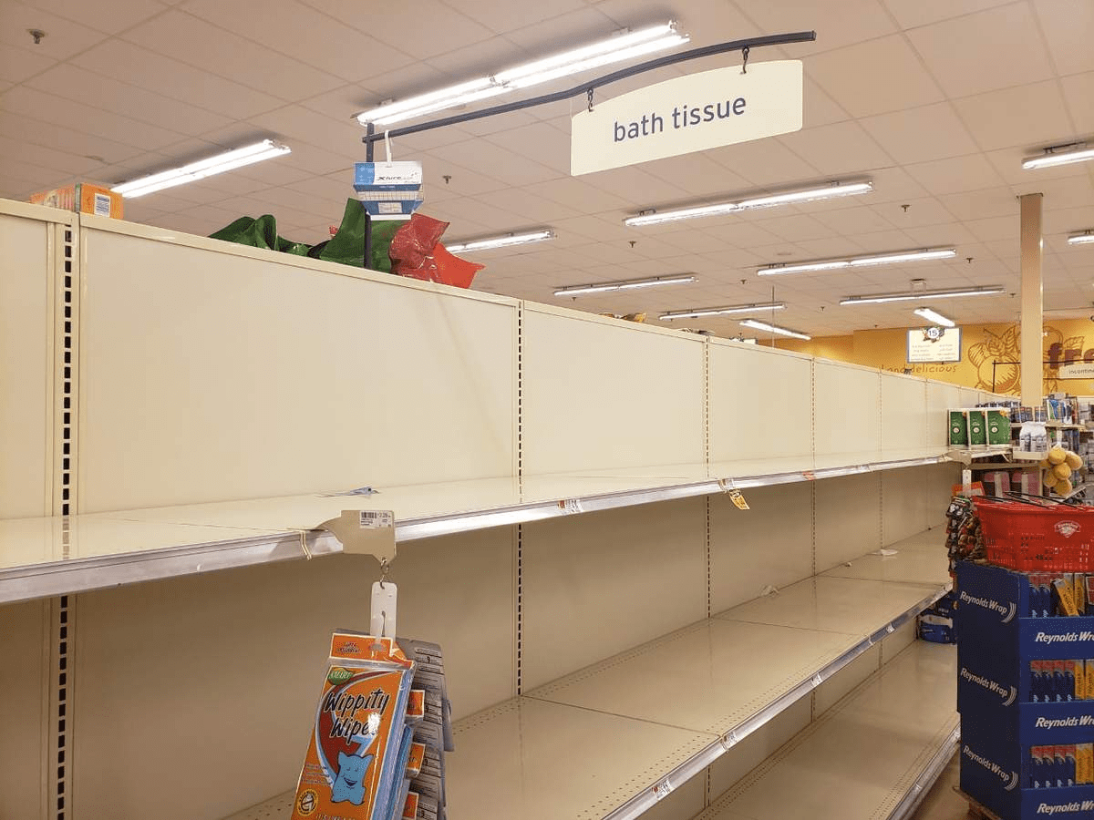 Empty store shelves Blank Template Imgflip