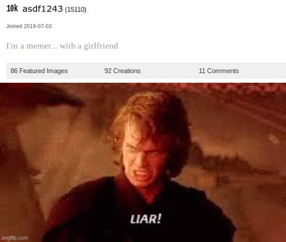 Image tagged in anakin liar Imgflip