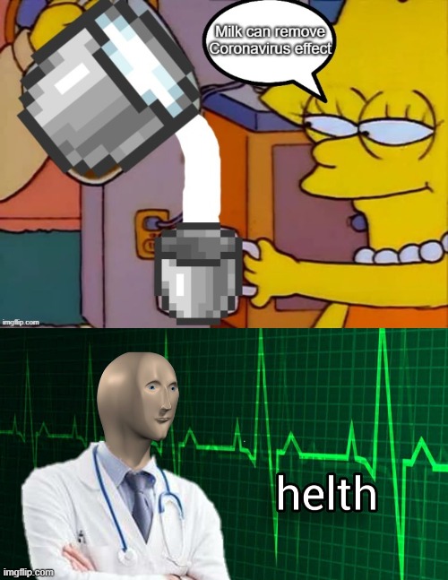 Minecraft milk Imgflip