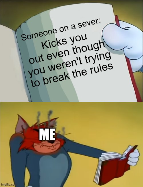 Angry Tom Reading Book Imgflip