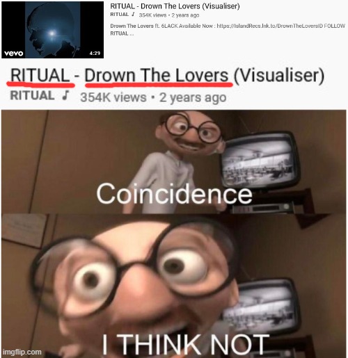 Its ironic that the band is called 'RITUAL' and the song title sounds