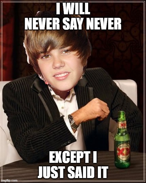 The Most Interesting Justin Bieber Imgflip