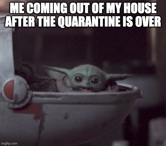 Excited Baby Yoda Imgflip