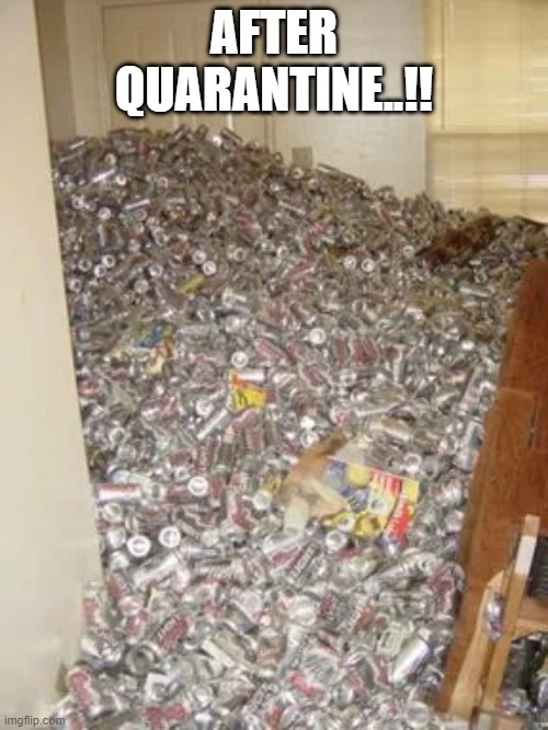 Room of Beer Cans Imgflip