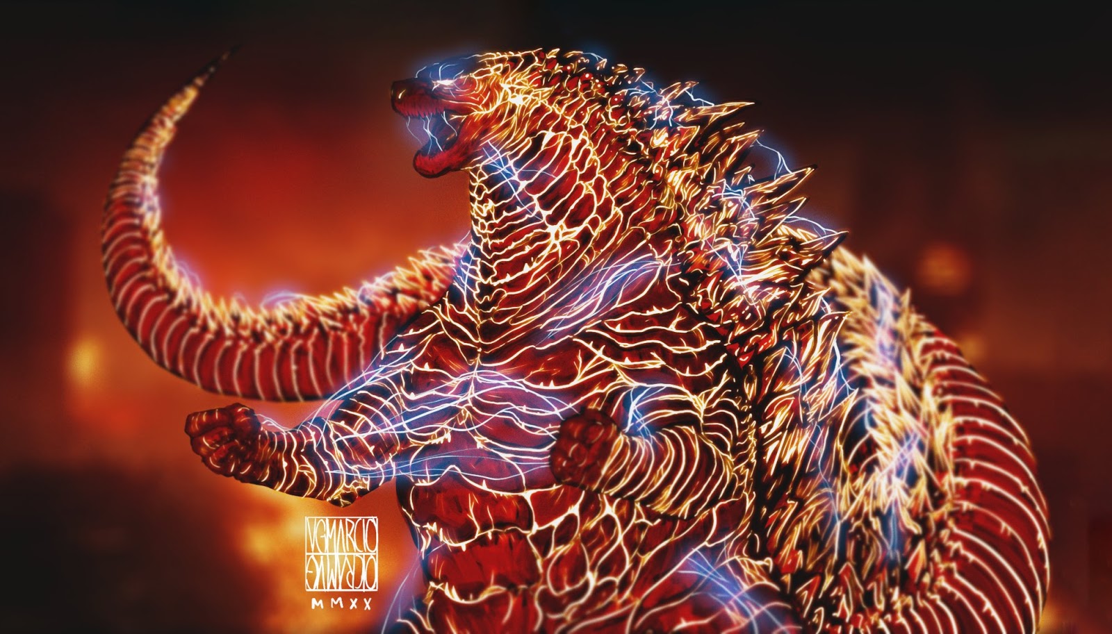 Angered Burning Godzilla Memes Imgflip