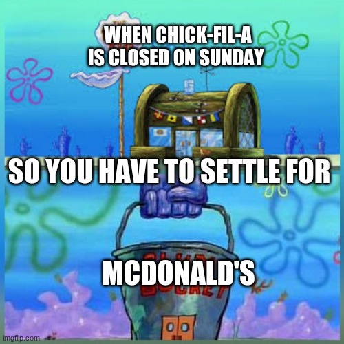 Krusty Krab Vs Chum Bucket Meme Imgflip