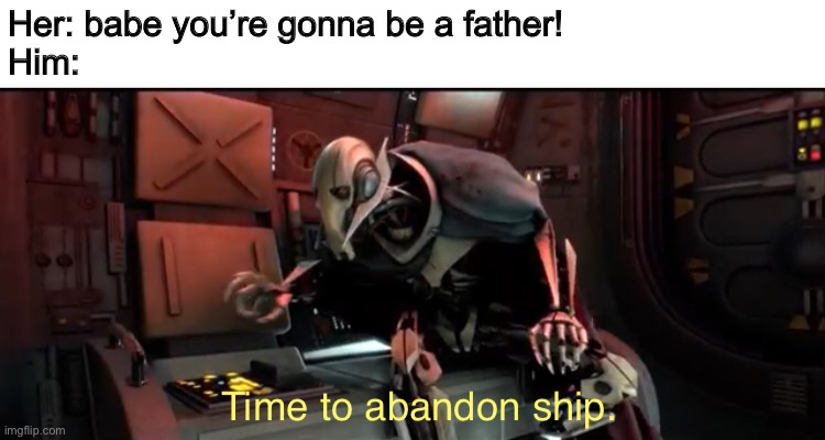 Time to Abandon Ship Imgflip
