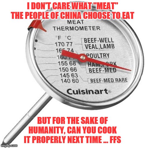 This is what happens if food is undercooked Imgflip