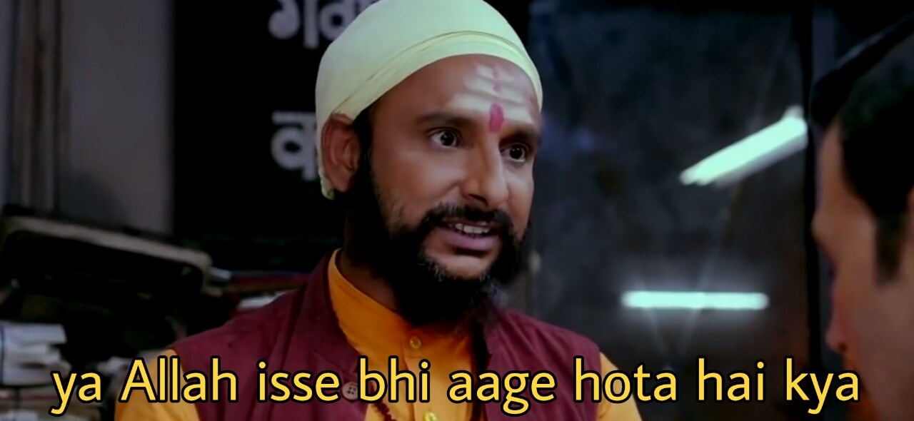 ya allah isse bhi aage hota hai kya Blank Template Imgflip