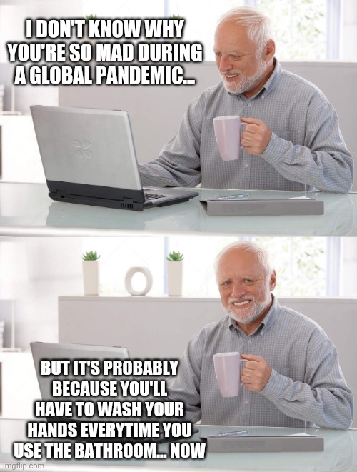 Old Man with a Cup of Coffee Imgflip