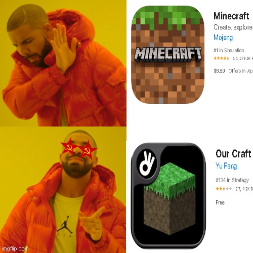 Our Craft! But its already on App Store Imgflip