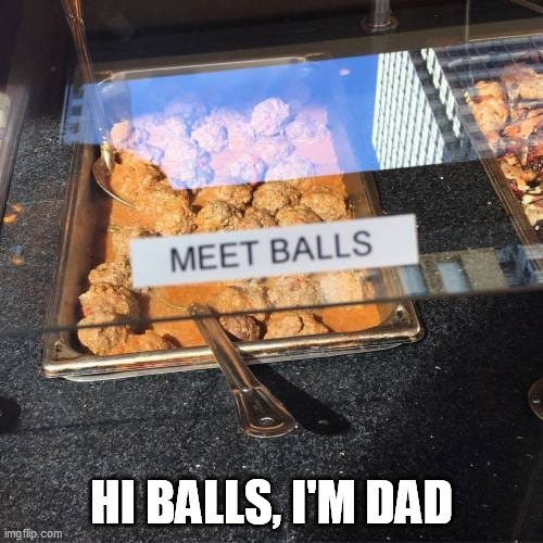 Image tagged in dad jokes,food Imgflip
