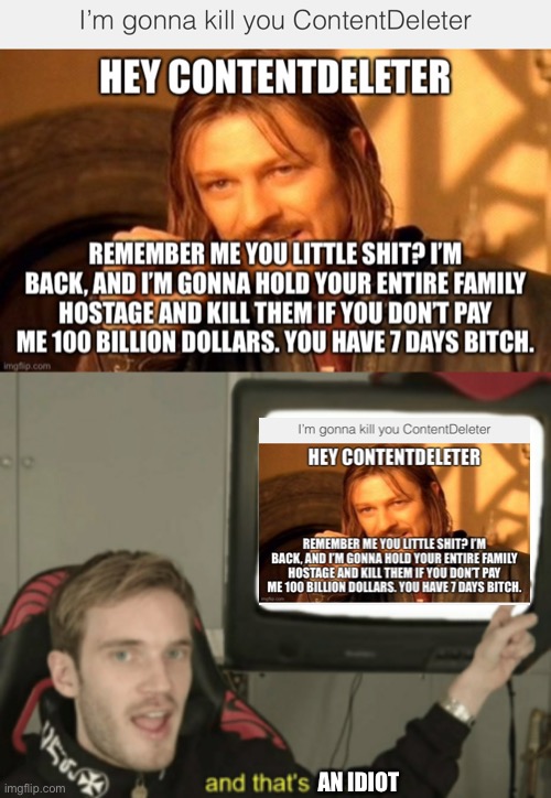 This man might be brain dead Imgflip