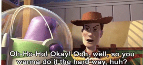 So you wanna do it the hard way Blank Template Imgflip