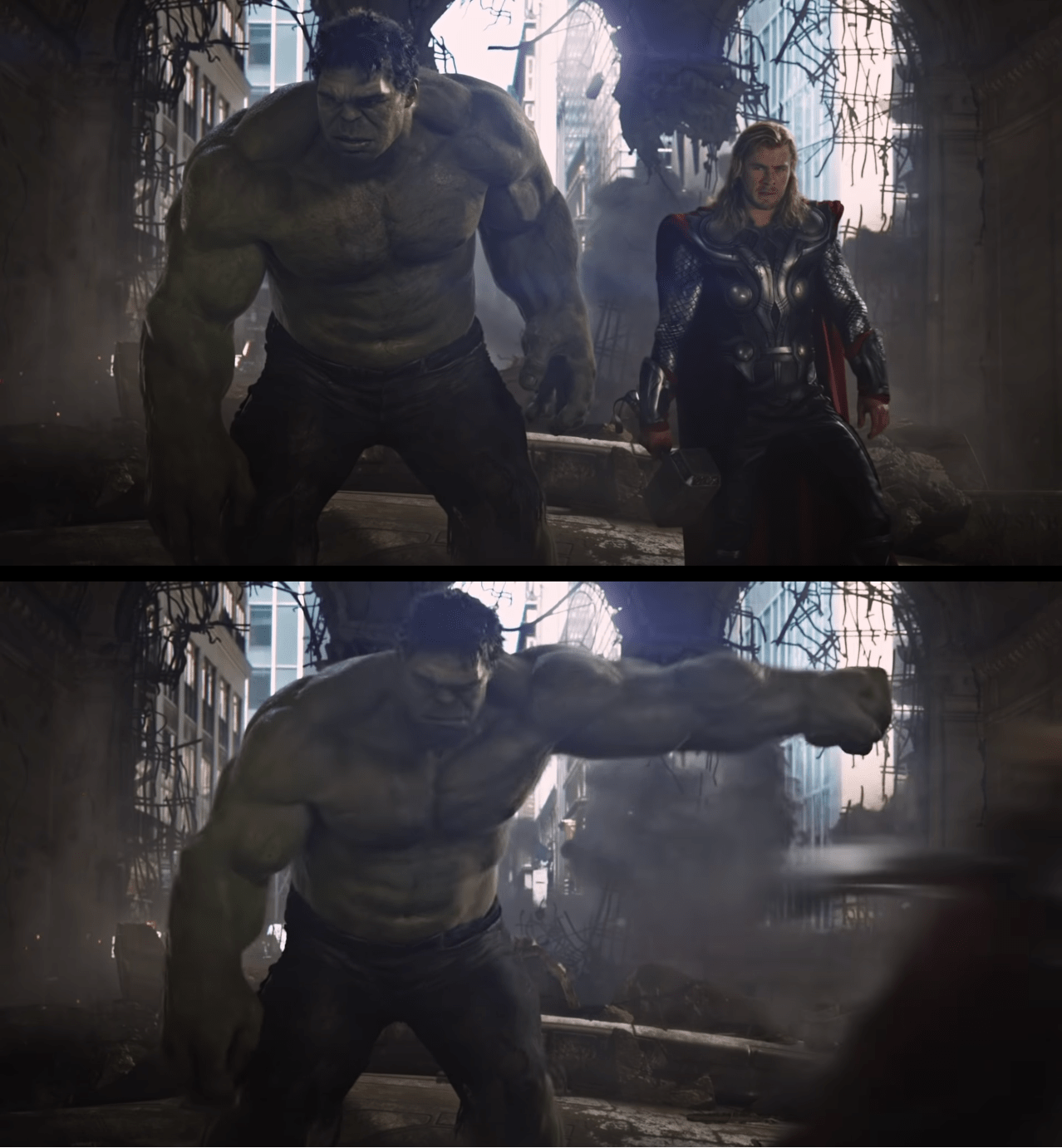 Hulk Punches Thor Memes Imgflip