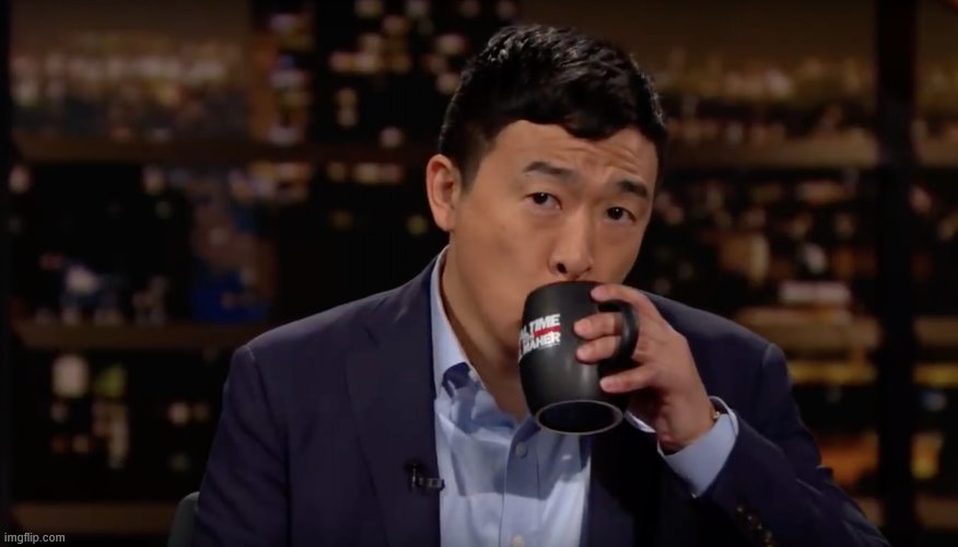 Image tagged in andrew yang laughing Imgflip