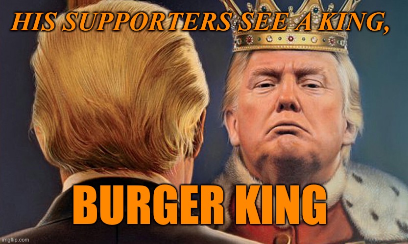 Orange ones view Trump as a more than a President. The rest of us have