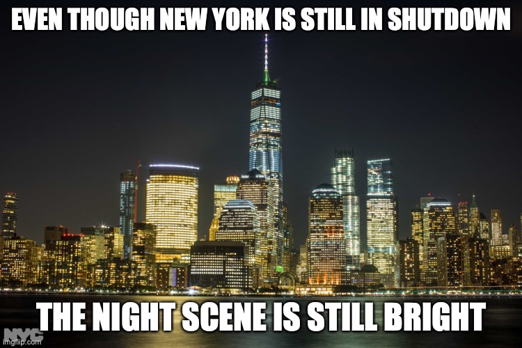 Night Scene During the Shutdown Imgflip