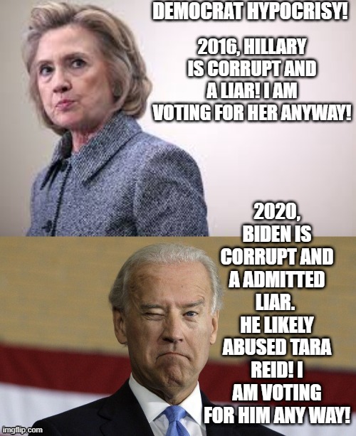 Democrat Hypocrisy Imgflip