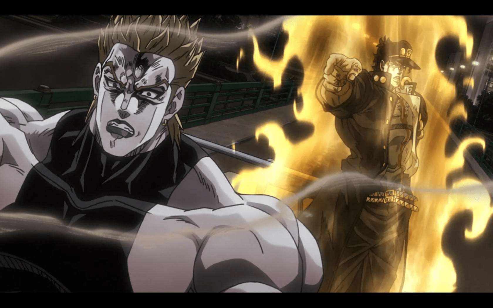 Jotaro defeats Dio Blank Template Imgflip