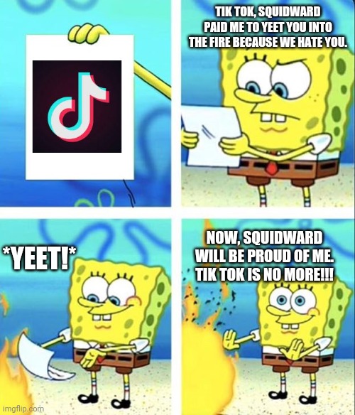 Tik Tok Drawing Meme Spongebob