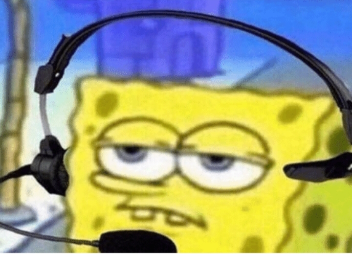 Spongebob with Headphones Blank Template Imgflip