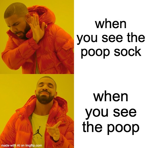 The poop sock Imgflip