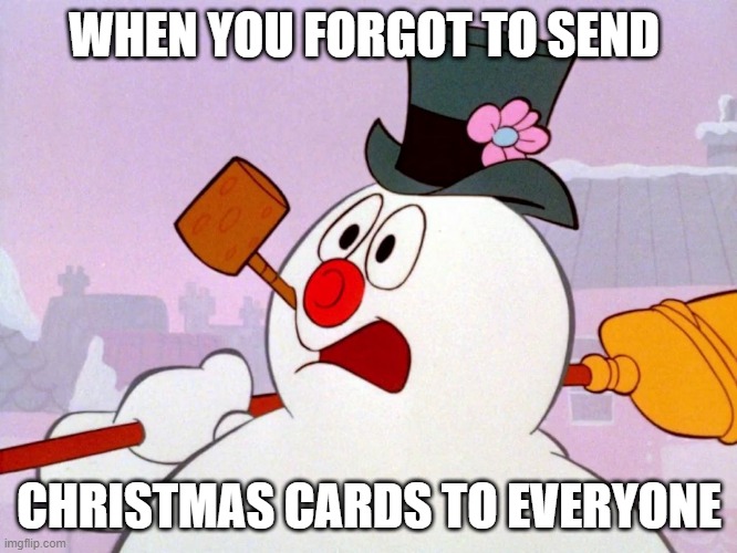 frosty looks shocked Imgflip