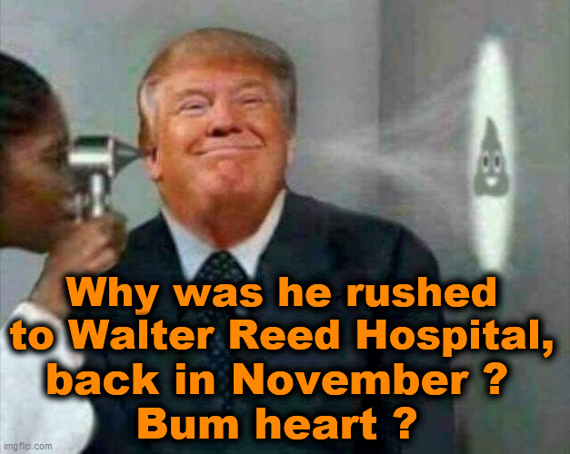 SICK MAN. He lies about his health. It's obvious that his mental health