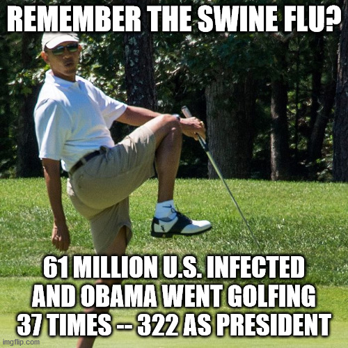 Google Obama's golf outings for proof Imgflip