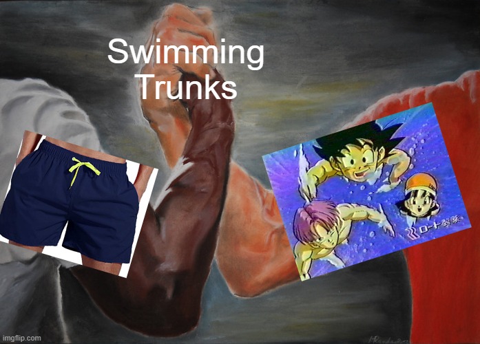DBZ swimming Trunks Imgflip