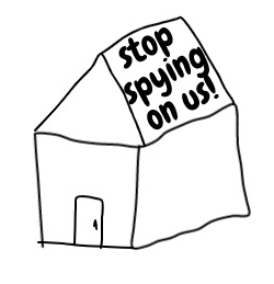stop spying on us Blank Template - Imgflip