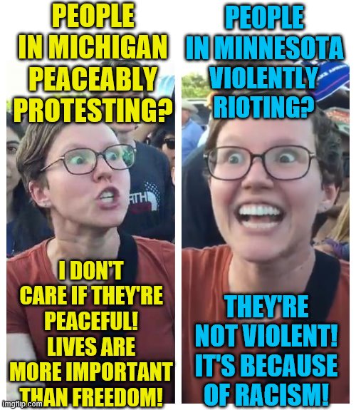 Social Justice Warrior Hypocrisy Imgflip