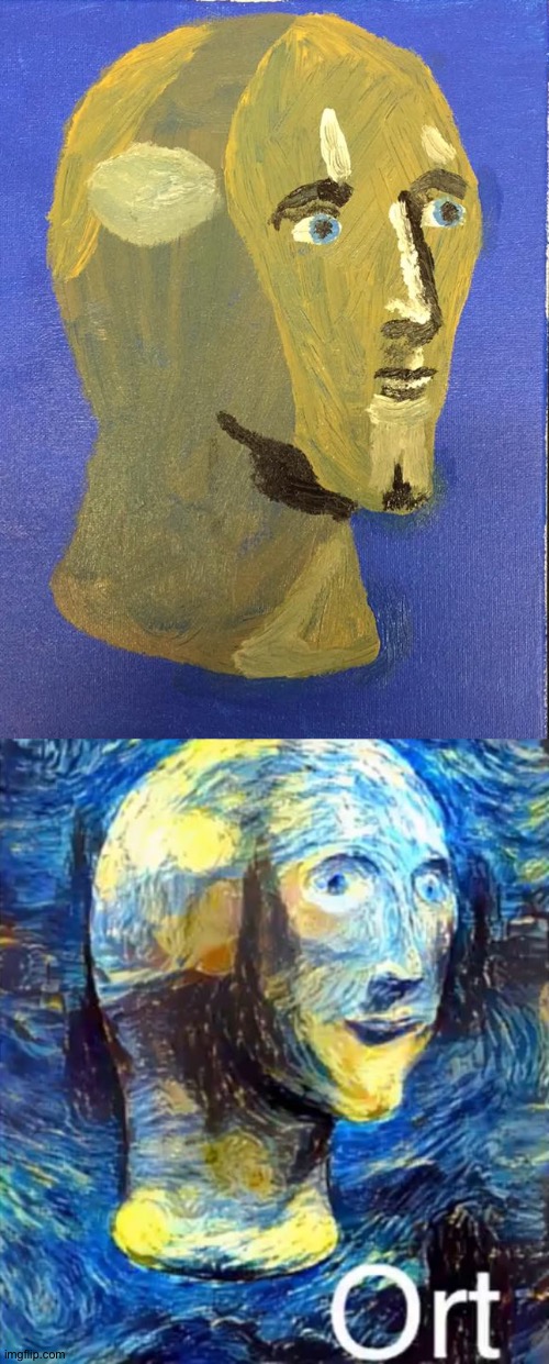 Image tagged in art,meme man Imgflip