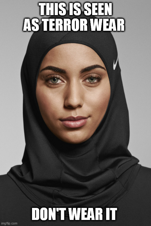Image tagged in nike pro hijab Imgflip