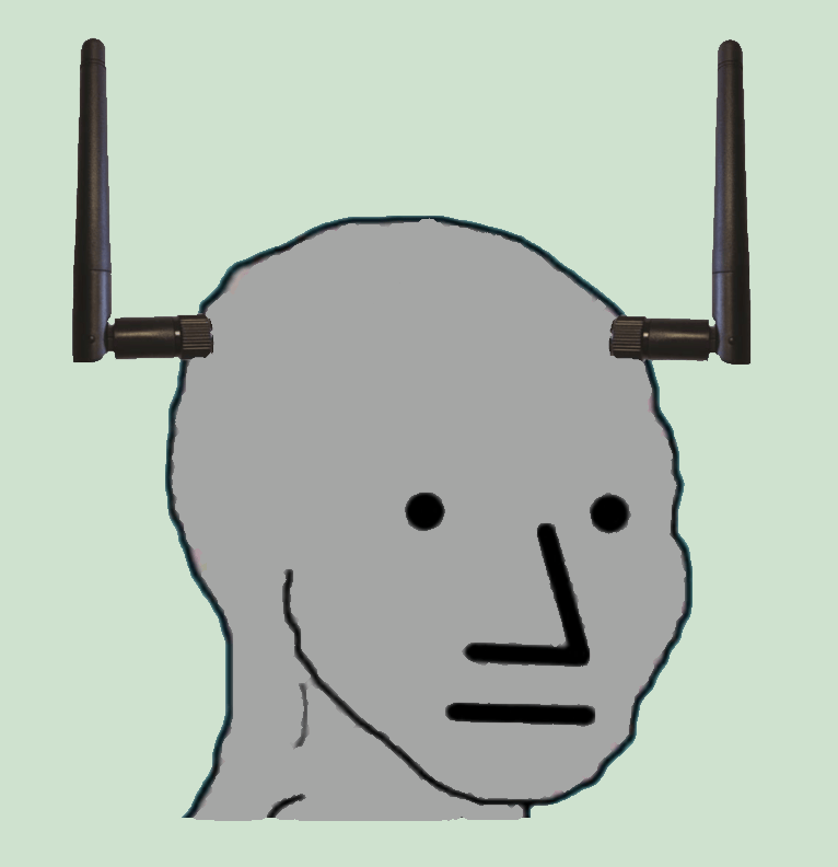 NPC with antenna Blank Template Imgflip