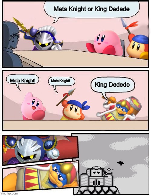 Kirby Boardroom Meeting Suggestion Imgflip