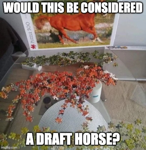 horse puzzle Memes & GIFs - Imgflip