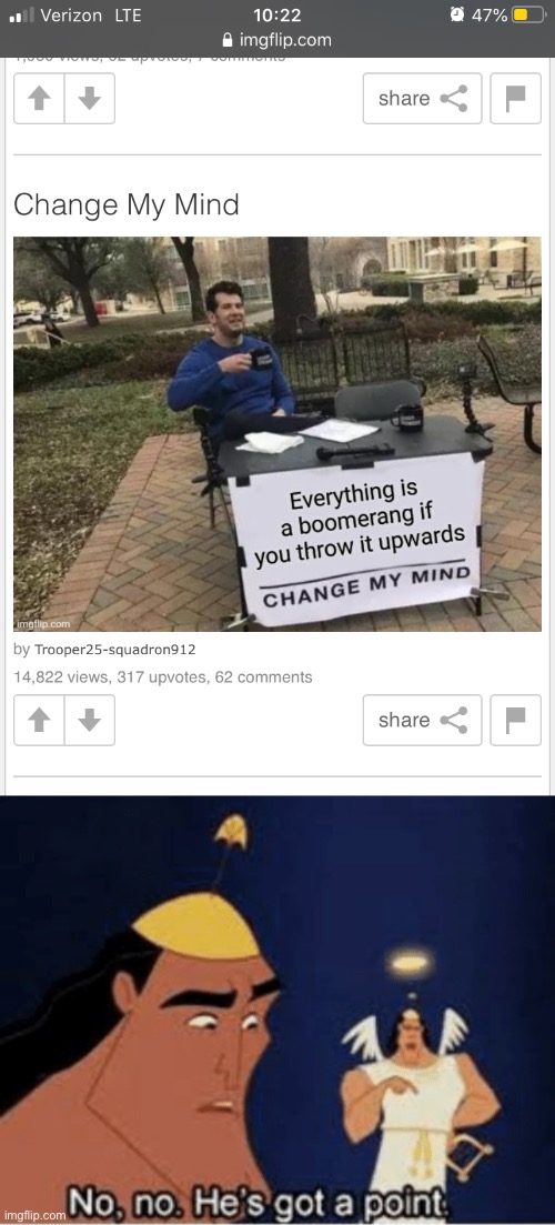 Image tagged in no no he's got a point Imgflip