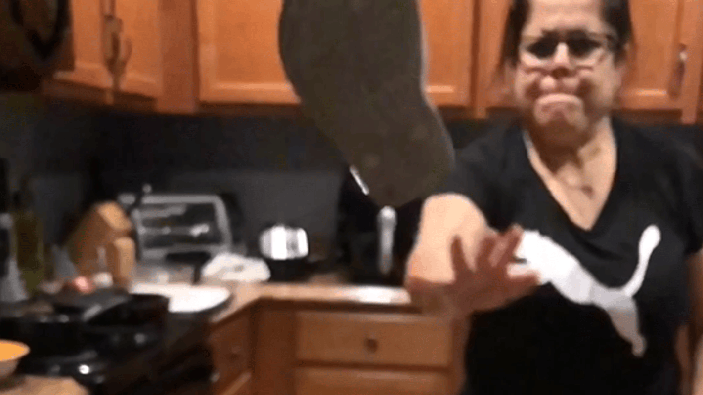 mexican mom with her chancla Blank Template Imgflip