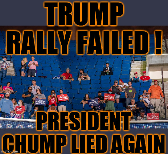 A million ticket requests for the Tulsa rally? BULLSHIT!President