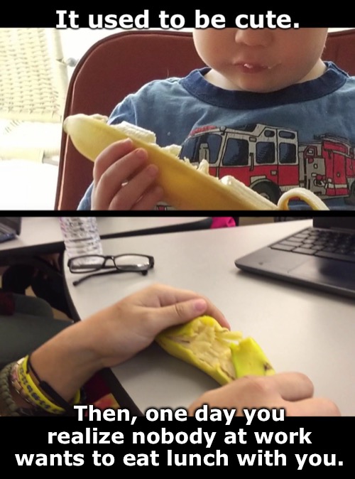 The Wrong Way to Eat a Banana Imgflip
