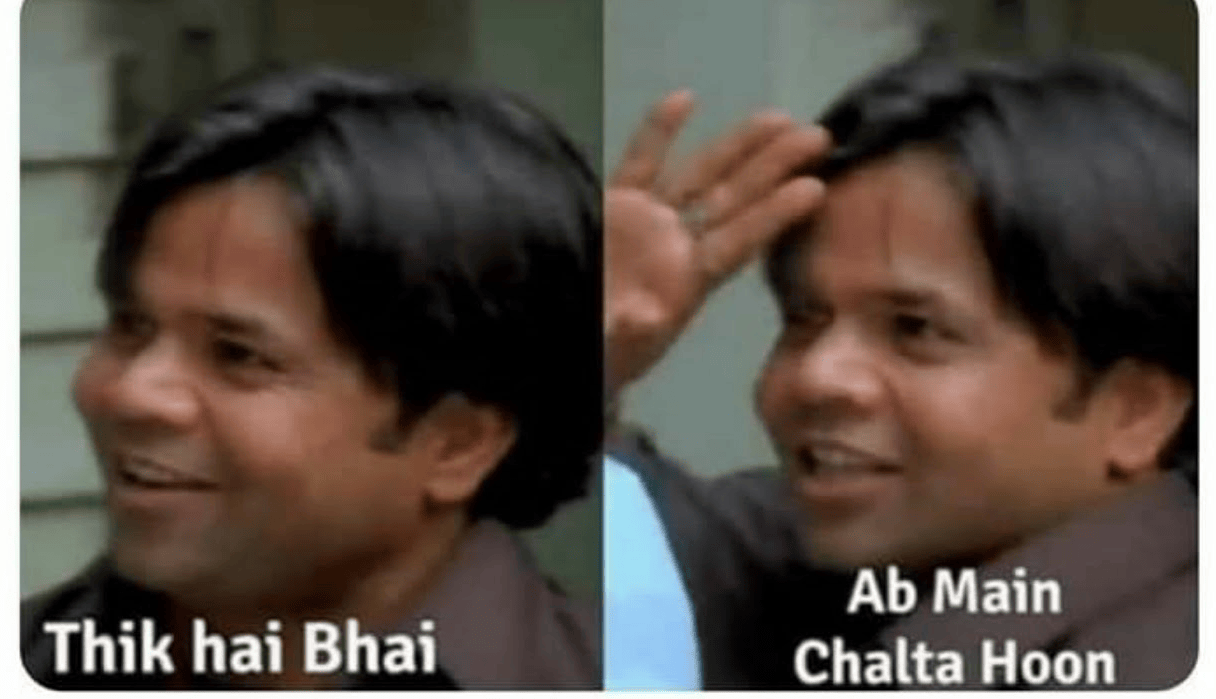 Thik hai bhai Blank Template Imgflip