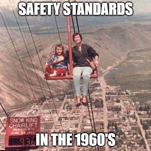 1960's Sports Safety Standards Imgflip